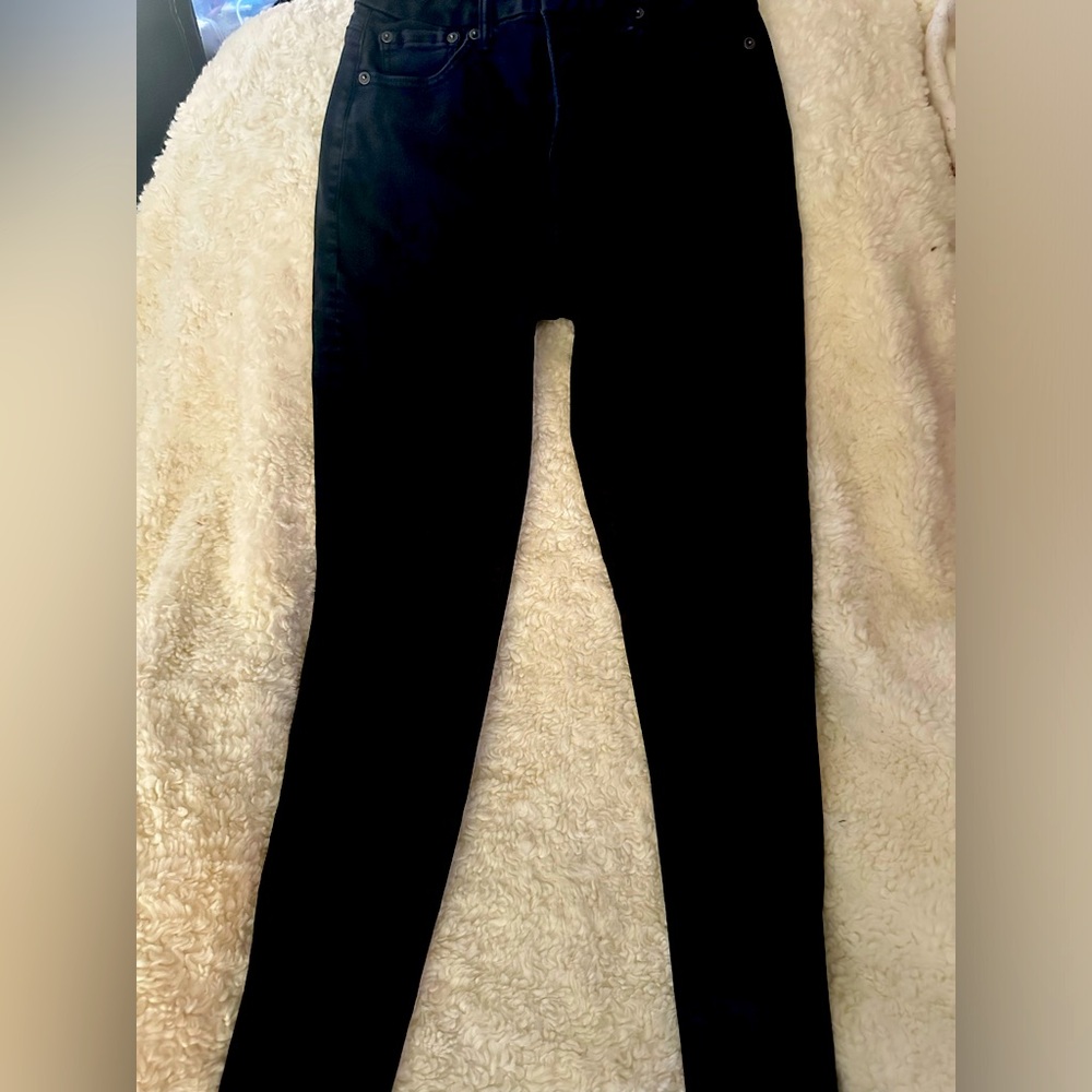 American eagle black high waist skinny jeans next level stretch